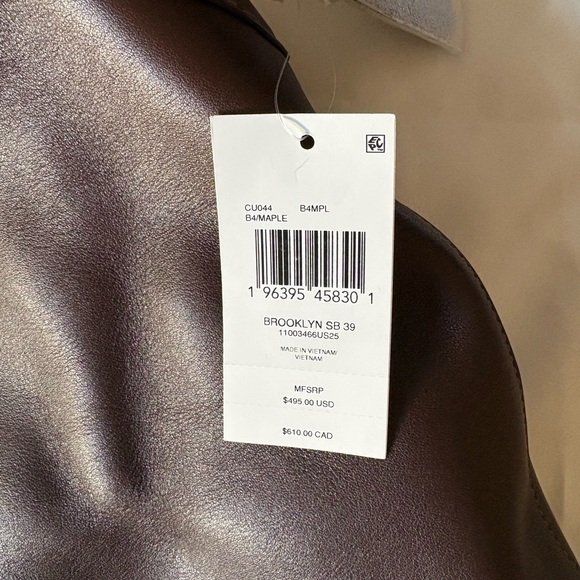 COACH Brooklyn 39 Hobo NWT Maple Brown - Picture 5 of 11